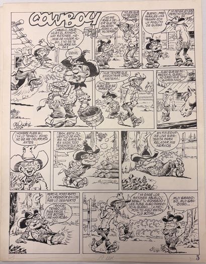 Jordi Buxade - Set of 17 panels/strips: Illustrations...