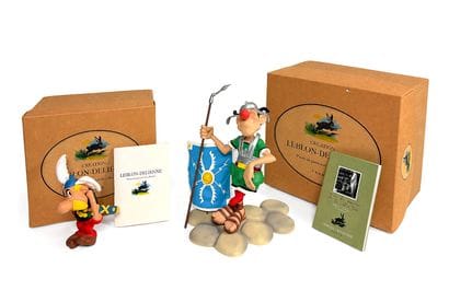 Uderzo - Leblon-Delienne: Set of 2 figurines....