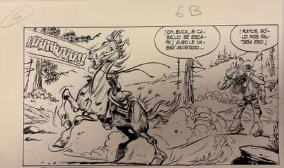 Jordi Buxade - Set of 17 panels/strips: Illustrations...