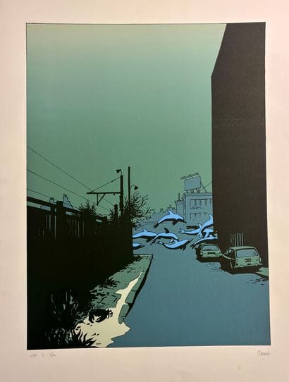 Frank Pé - Screen Print/Offset: The Dolphins....