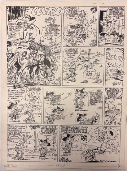 Jordi Buxade - Set of 17 panels/strips: Illustrations...