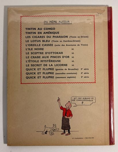 Tintin - The Mysterious Star: Casterman A18...