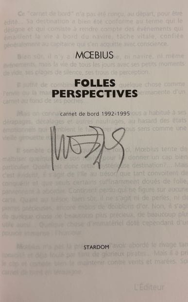 Moebius - Folles Perspectives : Print signed...