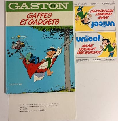 Gaston Unicef: Gaffes et gadgets. Numbered...