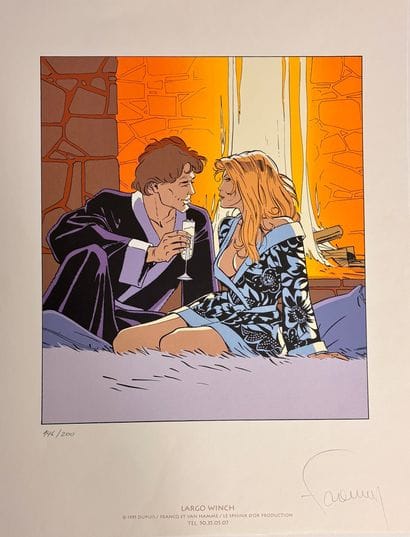 Francq - Screen Print/Offset: Largo Winch...