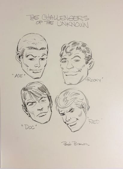 Bob Brown - Set of 6 autographs: Stunning...