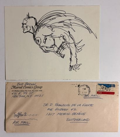 Bob Brown - Set of 6 autographs: Stunning...