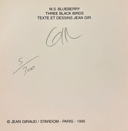Giraud - Three Black Birds : Numbered and...