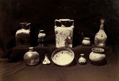 PHOTOGRAPH 
of archaeological artifacts in...