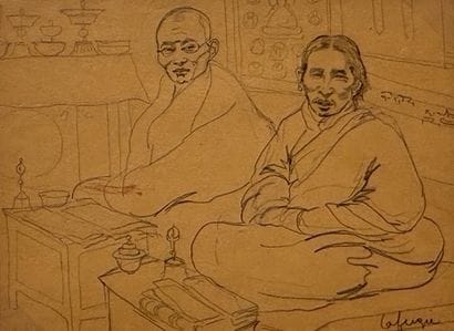 LÉA LAFUGIE (1890–1972)
Two Tibetan Monks,...