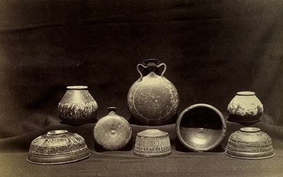 PHOTOGRAPH 
of archaeological objects in...