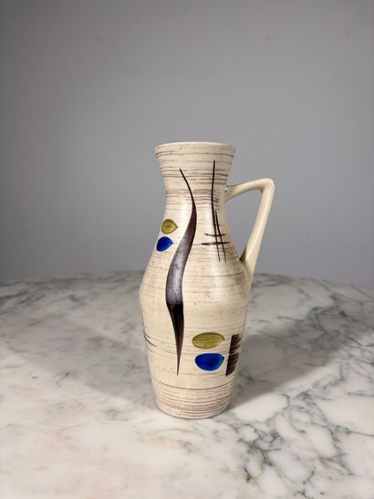 PITCHER 
made of German ceramic with geometric...