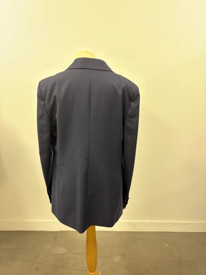 LOUIS VUITTON. 
Veste de costume bleue marine....