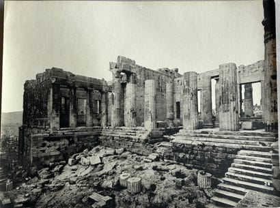 PHOTOGRAPH 
in black and white showing the...