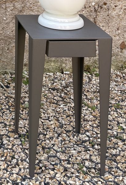 AFD DESIGN, NICOLAS GAUDIN 
Metal nightstand...