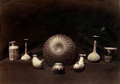 PHOTOGRAPH 
of archaeological objects in...