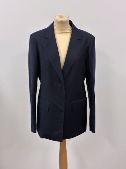 LOUIS VUITTON. 
Veste de costume bleue marine....