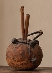 INKWELL 
made from a calabash
H. 11 cm

“Image...
