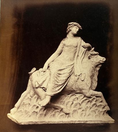 PHOTOGRAPH 
in sepia depicting a 
terracotta...