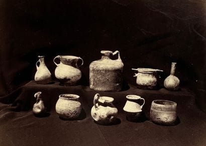 PHOTOGRAPH 
of archaeological objects in...