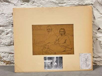 LÉA LAFUGIE (1890–1972)
Two Tibetan Monks,...