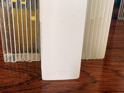 PAIR OF ARCHITECTURAL CANDLEHOLDERS 
made...