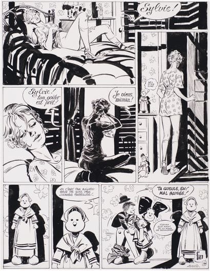 ALEXIS (1946-1977)
Fantaisies solitaires
Encre...