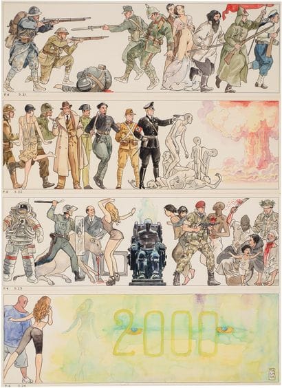 * Milo MANARA (né en 1945)
Bolero
Encre de...