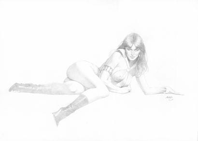 Enrique TORRES (né en 1938)
Vampirella
Mine...