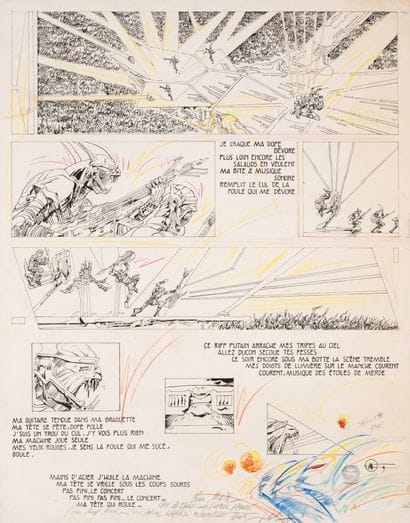 Philippe DRUILLET (né en 1944)
Le guitariste...