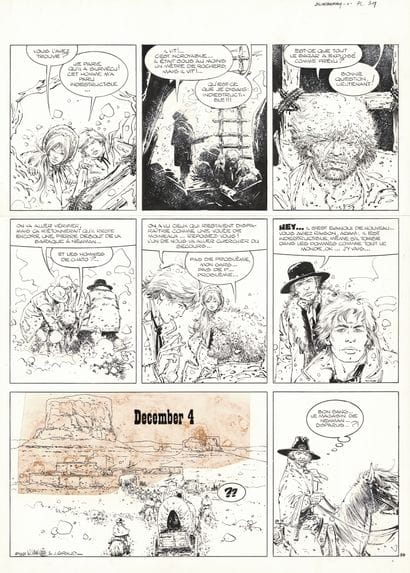 * William VANCE (1935-2018)
Marshal Blueberry
Encre...
