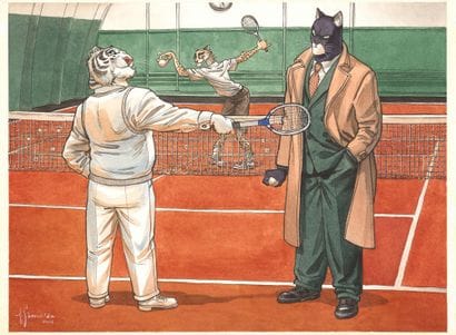 Juanjo GUARNIDO (né en 1967)
Blacksad
Encres...