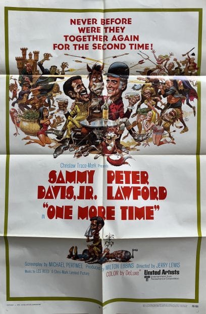 ONE MORE TIME Jerry Lewis 1970 69x104cm (US...