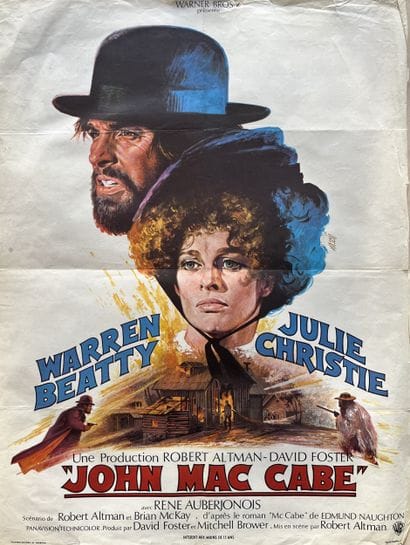 JOHN MC CABE Robert Altman 1971 60x80cm French...