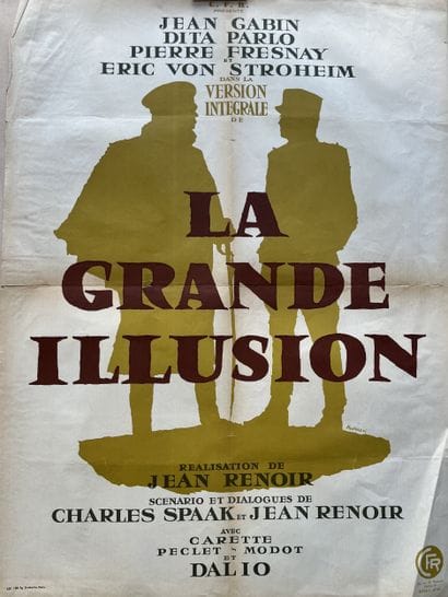 THE GRAND ILLUSION Jean Renoir 1937 60x80cm...