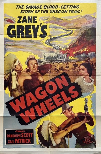WAGON WHEELS Charles Barton 1934 69x104cm...