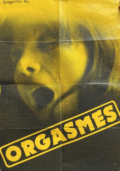 ORGASMES c. 1980 60x84cm Affiche allemande...