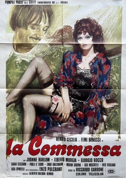 LA COMMESSA Riccardo Garrone 1975 100x140...