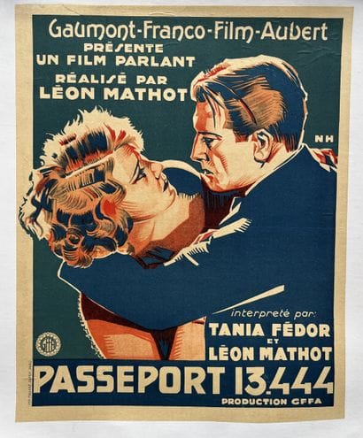 PASSPORT 13.444 Leon Mathot 1931 35x42cm...