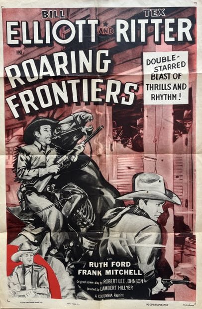 ROARING FRONTIERS Lambert Hillyer 1941 69x104cm...