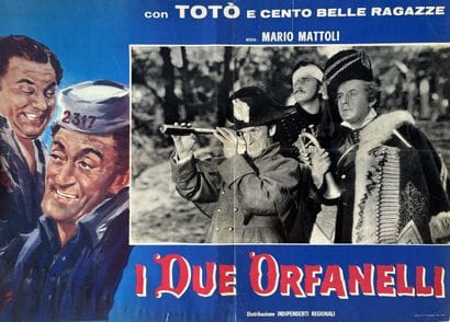 I DUE ORFANELLI Mario Mattoli 1947 68x48cm...