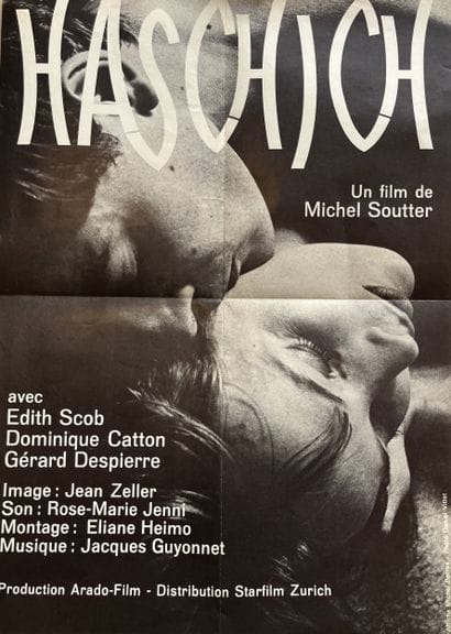 HASHISH Michel Soutter 1968 42x60cm Swiss...