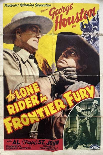 THE LONE RIDER IN FRONTIER FURY Sam Newfield...