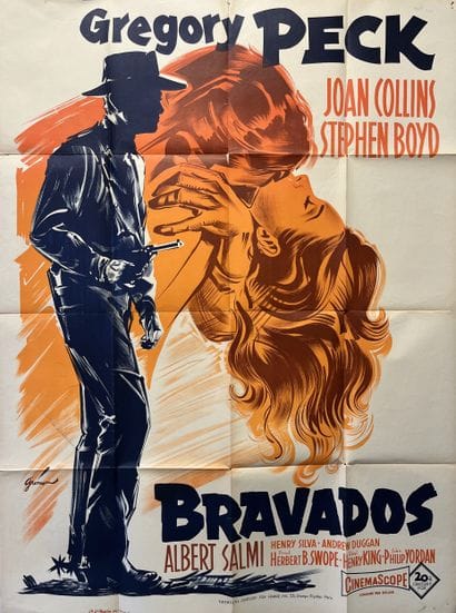 BRAVADOS / THE BRAVADOS Henry King 1958 120x160cm...