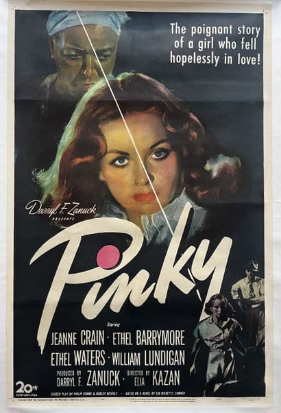 PINKY Elia Kazan 1949 69x104cm (US 1 sheet)...