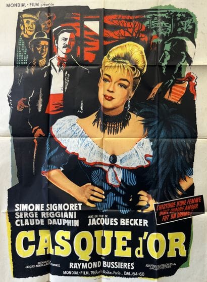 CASQUE D’OR Jacques Becker 1952 120x160cm...
