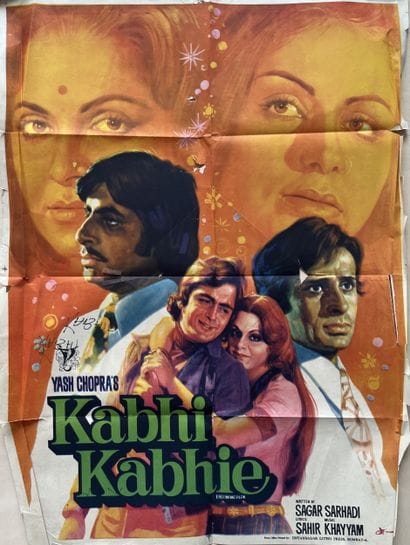 KABHI KABHIE by Yash Chopra, 1976, 75x100cm,...
