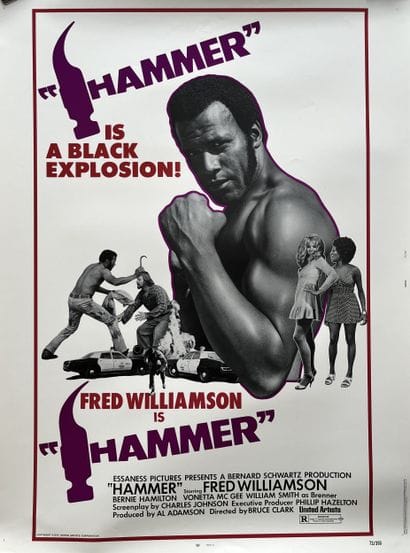 HAMMER Bruce D. Clark 1972 76x100cm (US jumbo)...