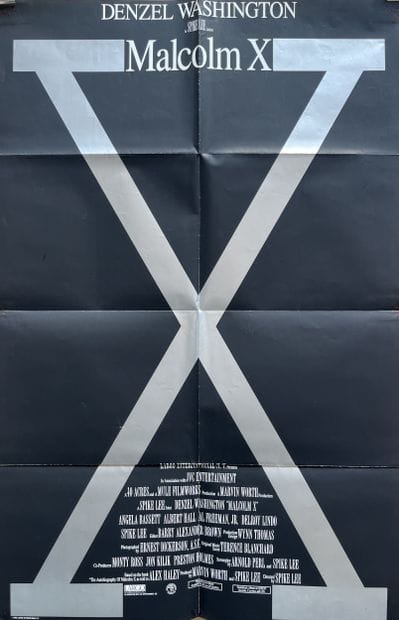 MALCOLM X Spike Lee 1992 69x104cm (US 1 sheet)...