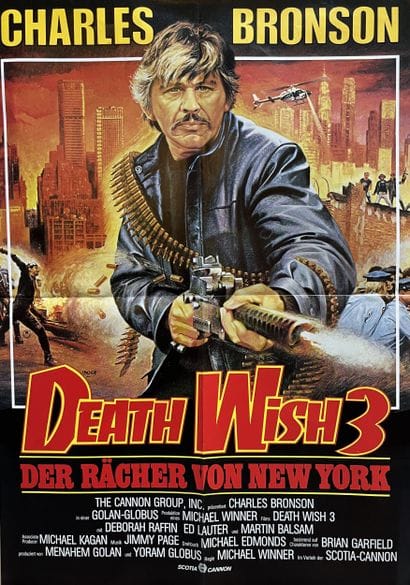 DEATH WISH 3 Michael Winner 1985 60x84cm...